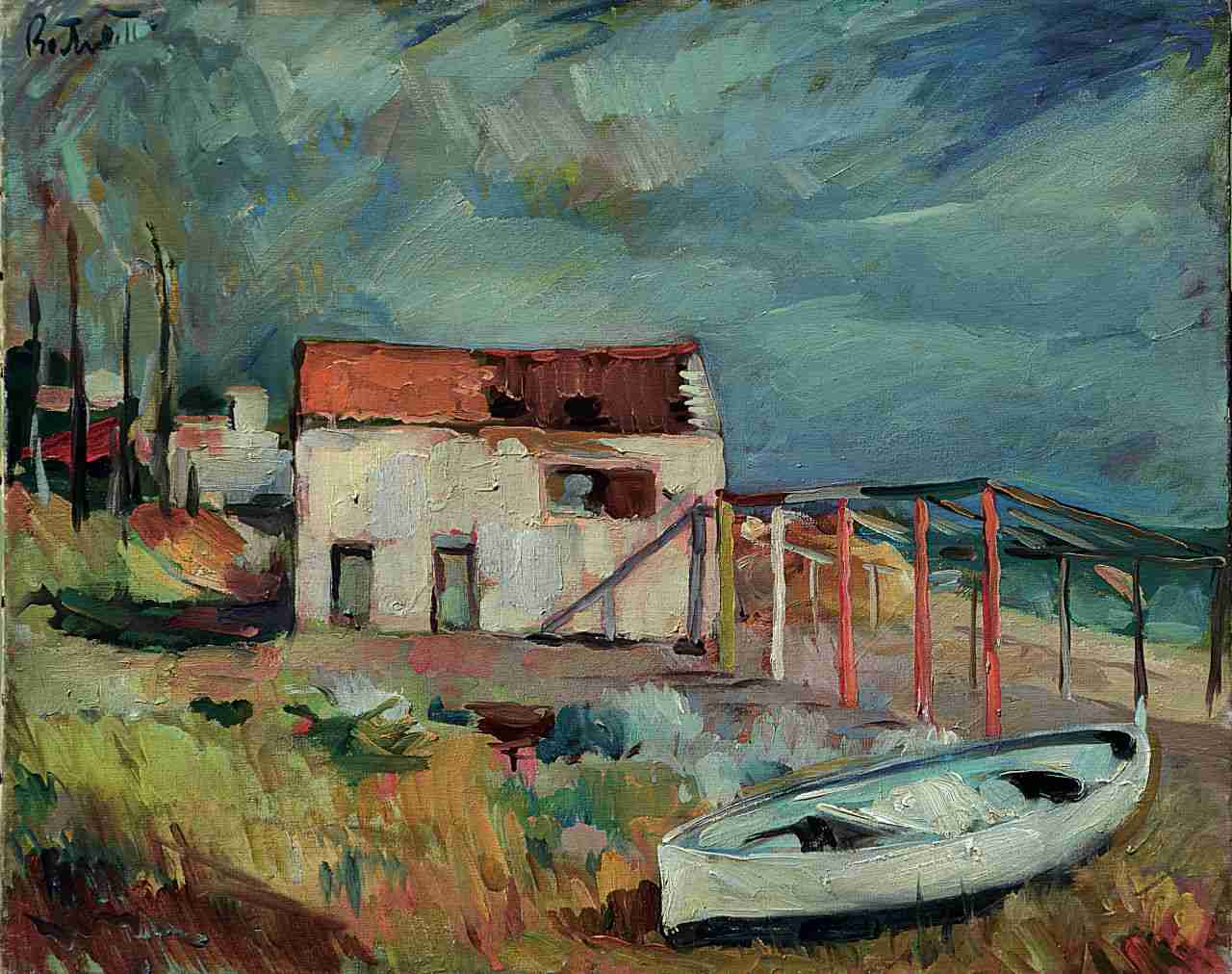 Cottage on the beach 1960